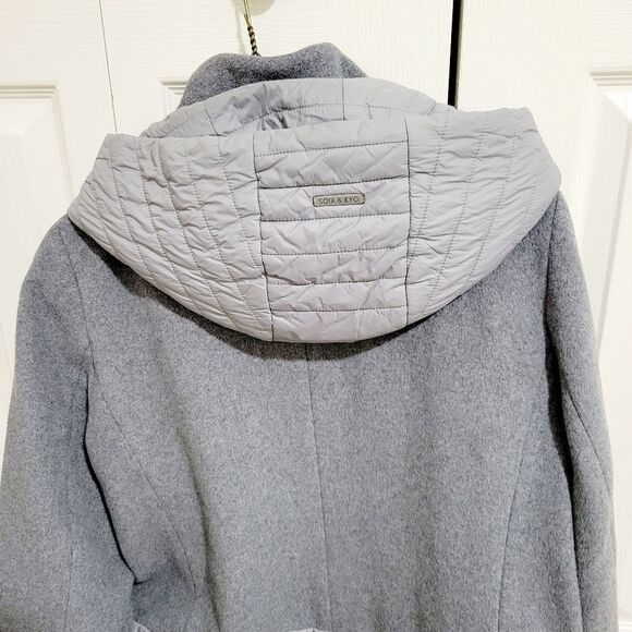 SOIA & KYO Grey Avery Coat - Picture 6 of 12